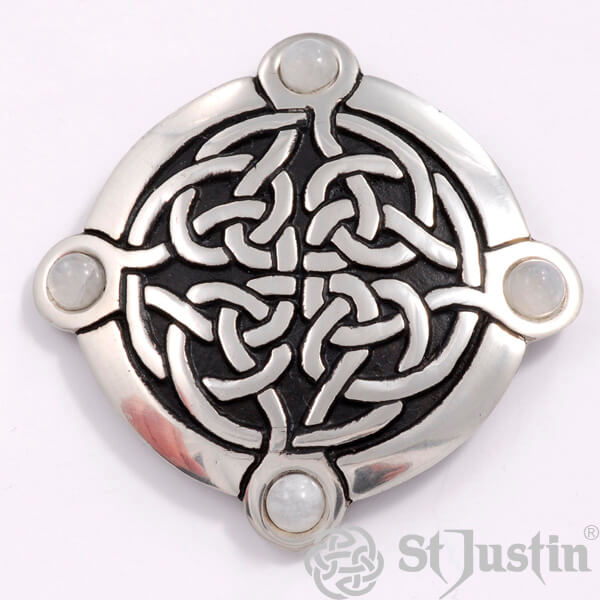 Knotwork Cross Broche (PB62)