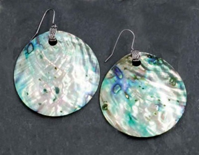 Paua shell Earrings (PE442)