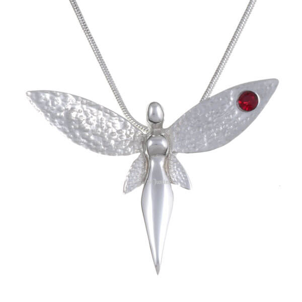 Fairy hanger met Rrobijn rood kristal