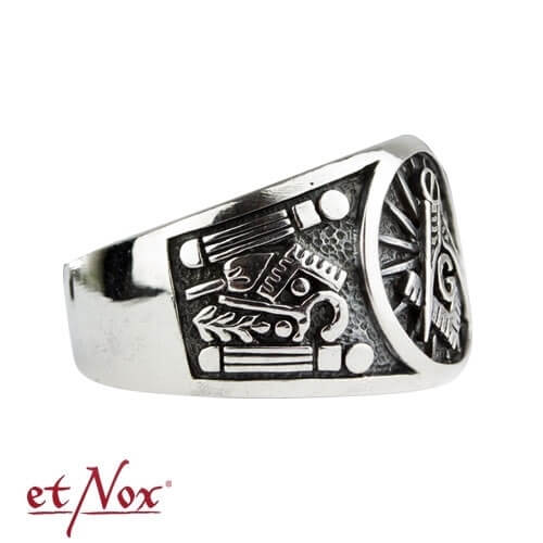 Silver ring 'Freemasonry' (R5901) - Image 2