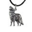 Zilveren wolf hanger
