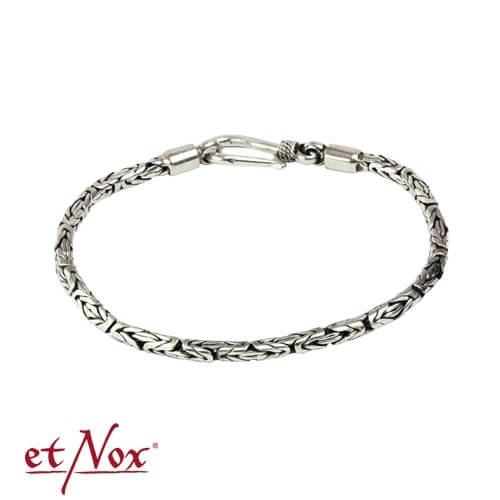 Zilveren armband 'king's chain'