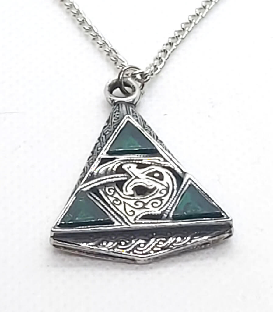 Dubbelzijdige drakenhanger