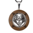 wolven met Keltische knoop hanger