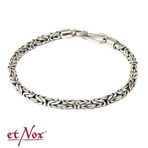 Zilveren konings armband