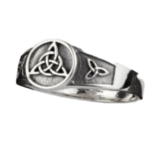 Zilveren ring Keltische knopen