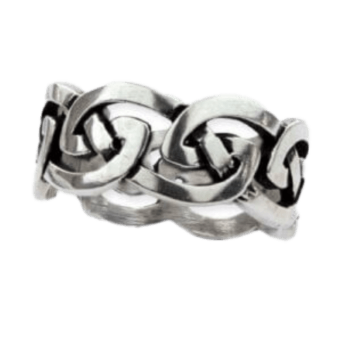 Zilveren Keltische Knoop-ring