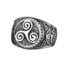 Zilveren ring Keltische Triskelion