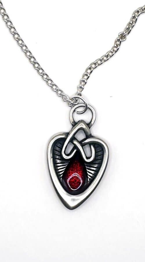 Hartegram met rood glas(MPP916)