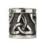 Zilveren triquetra baardkraal(P1007)
