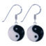 Zilveren oorbel Yin Yang(90003)