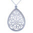 Zilveren choker schelp(2977)